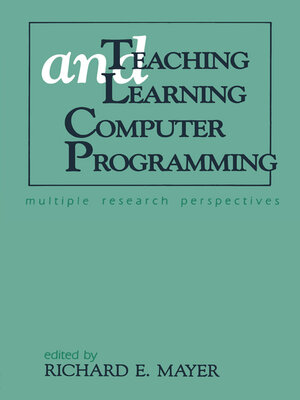 cover image of Teaching and Learning Computer Programming